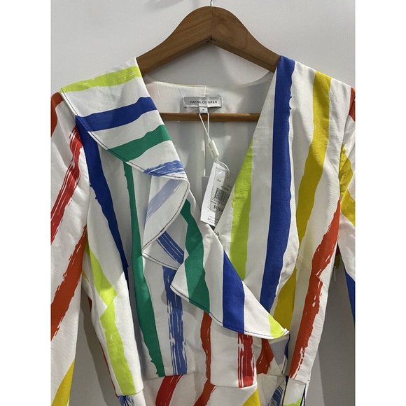 Wayne Cooper Ruffle Maxi Dress Size 8 - Picture 3 of 12